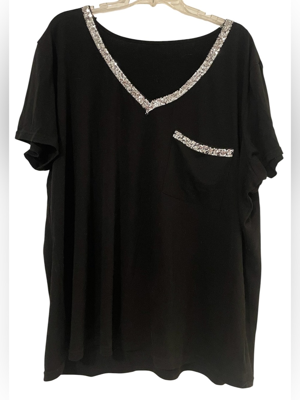 Black T-shirt 4X